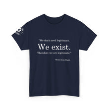 Load image into Gallery viewer, &quot;We Exist&quot; T-Shirt with original sleeve logo
